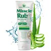 Miracle of Aloe Miracle Rub Pain Relieving Cream 8 oz, Fast & Effective Relief for Arthritis, Muscle, and Joint Pain - Maximum Strength UltraAloe Formula, Topical Analgesic