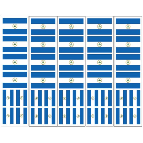 40 Tattoos: Nicaragua Flag, Nicaraguan Party Favors
