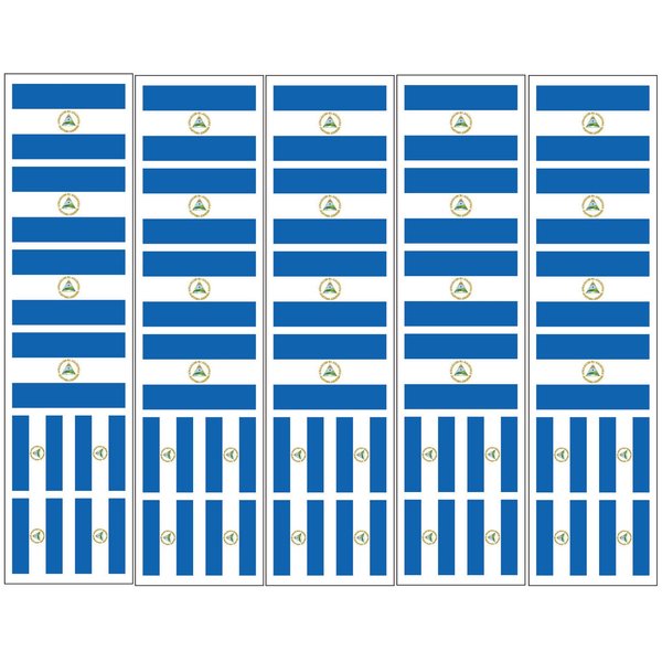40 Tattoos: Nicaragua Flag, Nicaraguan Party Favors