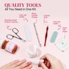 MIZHSE Cuticle Remover and Oil Kit - 90ml Cuticle Care Kit with Cuticle Remover Cream & Cuticle Oil Cuticle Trimmer/Nipper/Pusher Set Cuticle Softener & Moisturize Manicure Kit for Nail Salon Home Use