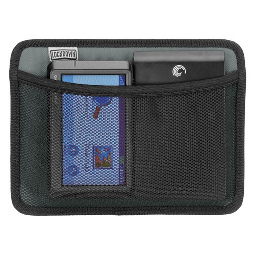 Lockdown Small Hanging Organizer with Mesh Pocket and Elastic Band for Gun Vault Organization, Storage and Security