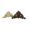 Smaller real wood and metal hair claw clip for fine thin hair (Primary color: Dark wood)