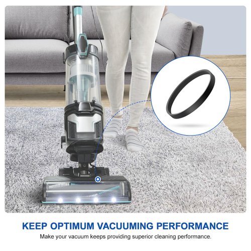 LANMU Replacement Belts Compatible with Bissell MultiClean Pet Vacuum Cleaner Model 2998, 2852, 3059, 2849, 3000, 3057, 2999, Grooved Belt for Triple Action Brush Roll, Parts 1625646 (2 Pack)