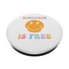 Retro Groovy Kindness Is Free Sprinkle It Everywhere Be Kind PopSockets Adhesive PopGrip
