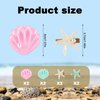 8pcs Women Hair Clips for Mermaid, Starfish & Seashell Pearl Hair Clip Beach Hair Accessories Shell Hairpins Headpiece Barrettes Jewelry Gift for Girls Kids Hair Styling Supplies