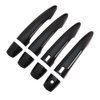 AOKIO Glossy Black Exterior Door Handle Cover Trim for Nissan Altima Accessories 2019 2020 2021 2022 2023 2024 Nissan Sentra Accessories 2020 2021 2022 2023 2024 with Smart Keyhole