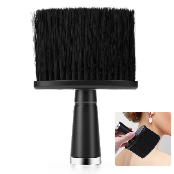 Barber Neck Duster Brush - Soft Hair Cleaning Brush for Brushing Around Neckline and Ears, Barber Supplies