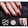 Zealer 1800pcs Clear Crystal Nail Art Rhinestones Round Beads Top Grade Flatback Glass Charms Gems Stones for Nails Decoration Crafts Eye Makeup Clothes Shoes 300pcs Each (Mix SS3 6 10 12 16 20)
