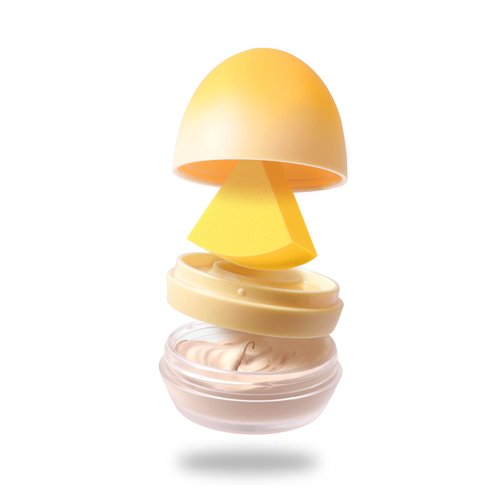 MIESCHER Clear BB Cream, Hydrating Moisturizer BB Cream, Smooth & Lightweight Fit Face Skin Hide Pores Blemishes Concealer Full Coverage Foundation Cream Clean Matte BB Cream Brightens Even Skin Tone with Puff-0.7 Fl Oz(#03 Natural Color)