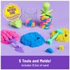 Kinetic Sand, Squish N’ Create Playset, with 13.5oz of Blue, Yellow, and Pink Play Sand, 5 Tools, Easter Basket Stuffers & Sensory Toys for Ages 3+
