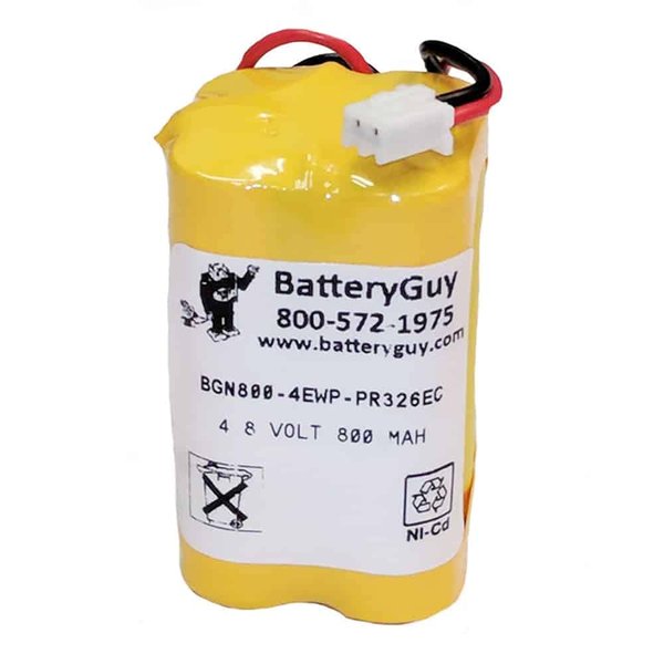 Nickel Cadmium battery 4.8v 900mAh ~ BGN800-4EWP-PR326EC replacement battery (rechargeable)