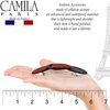 Camila Paris CP2254 French Hair Barrette Clip for Girls, Handmade, Metal Automatic Clasp Strong Hold Grip Hair Clips for Women, No Slip and Durable Styling Girls Hair Accessories, Made in France