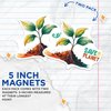 (2 Pack) Save The Planet Magnets - Environmental Awareness - Eco-Friendly - Earth Saving - 5" On Longest Side - for Cars, Fridges, Toolboxes - Made in USA - MAG7686