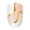 KISS imPRESS No Glue Mani Press On Nails, Design, Astound', White, Short Size, Squoval Shape, Includes 30 Nails, Prep Pad, Instructions Sheet, 1 Manicure Stick, 1 Mini File