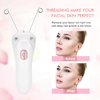 Facial Hair Remover, Electric Women Cordless Facial Threading Epilator Ladies Beauty Hair Remover USB Rechargeable Facial Trimmer Cotton Threading Hair Shaver