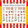 Cerlaza Luminous Circus Temporary Tattoos for Kids, Circus Carnival Theme Party Decorations Favors for Girls and Boys, Carnival Games Prizes Party Supplies Accessories -38 Styles
