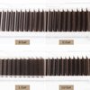 NATUHANA W Shaped Clover Eyelash Extension 5D Premade Fans 0.07mm L Curl 8-14 Mixed Tray Volume Lash Cluster W Lashes Supplies Lash Extensions (5D brown;0.07 L, 8-14 MIX)