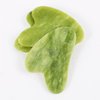 HOTACE Natural Jade Roller Gua Sha Kit Face Massager Portable Facial Skin Care Tools-XIUYU Green