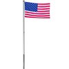 BRUBAKER 20 Feet Aluminum In-Ground Flag Pole