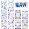 10 Sheets Ocean Nail Stickers Decals Summer Nail Decals 3D Self Adhesive Mermaid Nail Art Stickers Beach Fishtail Shellfish Starfish Designs Nail Art Supplies for Women Nail Manicure Decorations