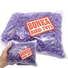 Bonka Bird Toys Colored Crinkle Shred Paper Chew Forage Nesting Treat Natural Multi-Use Craft Part Projects Cockatiels Parakeets Conures Amazons and Other Similar Birds (Purple)