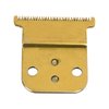 BUTITNOW Trimmer Replacement T Blade Set Compatible for Andis Slimline Pro Li D-7 D-8 Model D7#32655 D8#32105#32400 Upgraded Carbon Steel Long Life Close Cutting Blade Easy Installation (Gold)