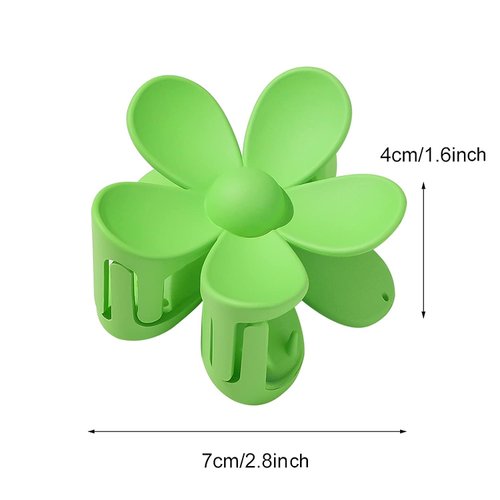 Hair Claw Clips Flower Shaped Plastic Jaw Clips Anti-scratch Smell-less Useful Hold Tightly For Women Girls Gifts