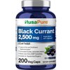 NusaPure Black Currant 2500 Mg Equivalent per Caps 200 Veggie Capsules (Powder, Extract 10:1, Vegan, Non-GMO, Gluten-Free)