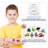 Partywind Temporary Tattoos for Kids Boys, Individually Cut Kids Tattoos for Boys Party Supplies Favors Decorations, Birthday for Dinosaur Pirate Space Construction Party Games