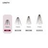 i-ENVY 20D Extension Cluster Individual Lashes, Easy to Apply, Flat Tapered-End Root, Pre-fanned Volume Lashes, J Curl with Soft Fiber, Quick Application for Salon Quality & Result (Short)