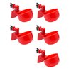 Pack of 5 Automatic Poultry Drinker - Durable and Long-Lasting Design for Convenient Hydration