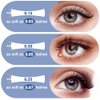 Matte Mink Flat Eyelash Extension 0.25 Ellipse Eyelashes False Mink Individual Eyelash Extension Professional Salon Used by Qeelasee (CC, 8-15mm)
