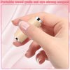 Portable Wood Grain Cat Eye Strong Magnet, Cat Eye Magnet Supplies for Nails Not Easy to Damage, Nice Size Suitable for Professional Manicurists & Novices