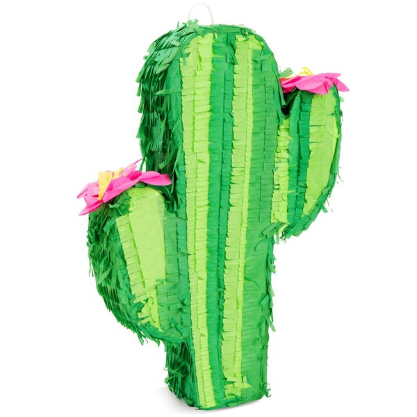 Juvale Cactus Pinata for Kids Birthday, Baby Shower, Cinco de Mayo, Mexican Fiesta Party Decorations (Small, 16.5 x 11.5 x 3 In)