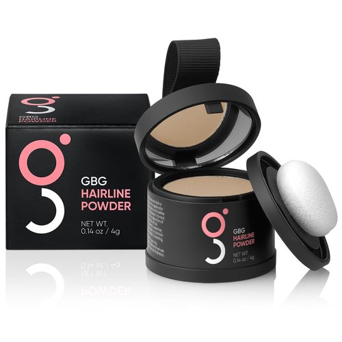 Hairline Powder Instantly Conceals Hair Loss, Root Touch Up Hair Powder, Hair Toppers for Women & Men, Hair Fibers for Thinning Hair, Root Cover Up, Stain-Proof 48 Hour Formula (Medium Blonde)