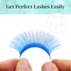 Violet Lash Extension Volume Eyelashes Extensions 0.05 C 8-15mm Lash Tray Individual lash Extensions Classic Lash Extensions Soft Matte Black Single Lashes for Professional Salon Use