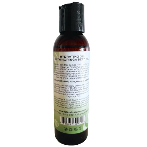 Island Essence Maui Miracle Oil Hawaii (4.5 Ounce, Moringa Seed Hydrating Oil)