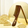 TAN MUJIANG Hair Comb Natural Wood Anti-static (Goldfish)