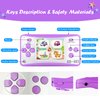 1 Pic - Purple Handheld Game Console Plug and Play tv Games Built-in 168 Classic Games, 2.5" LCD Screen Great Toys and Games for Kids Aged 4-10-Purple Color