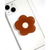 PetitePop Simple Flowers Sticky Mobile Phone Grip,Solid Color Clear Cell Phone Stand, Expanding Cell Phone Charms Accessory, Interchangeable Finger Kickstand, Collapsible Handle Grip Holder for Kindle