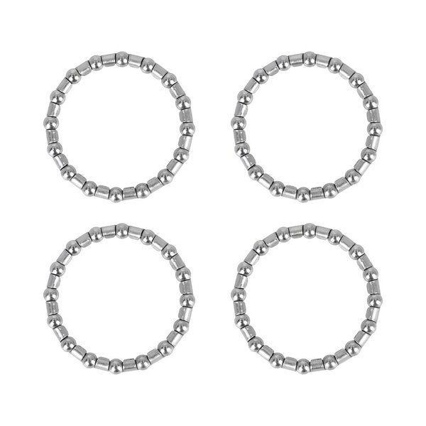 X AUTOHAUX 4pcs 37.2mm x 16 Ball Bearing Cages Crank Bearings Wheel Bearing Retainer for Bicycle