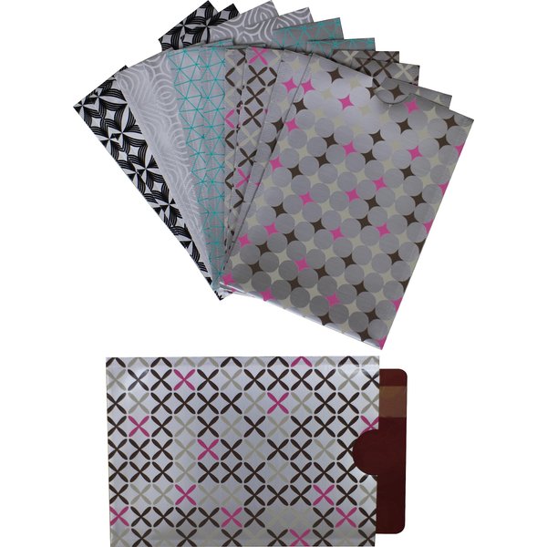 DuraLofrian Set of 10 RFID Blocking Sleeves | Credit Card Sleeve Anti RFID Identity Theft Protection Card Protector Holder Slim Design Fit Wallet/Purse(Mixed A)