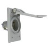 Leviton 5478-CWP 20 Amp, 250 Volt, Power Inlet Receptacle, Straight Blade, Industrial Grade, Grounding, Gray