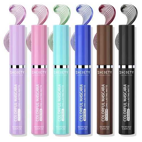 Fiber Lash Mascara, Set of 6 Volumizing Tubing Mascara