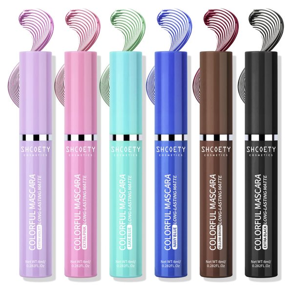 Fiber Lash Mascara, Set of 6 Volumizing Tubing Mascara