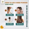 Chebe Powder Hair Treatment Mask - 100% Natural Chebe Powder for Hair Growth Chebe Butter for Hair Growth Moisturized Chebe Hair Mask for Dry Damaged Hair and Growth - 12.7 Ounce