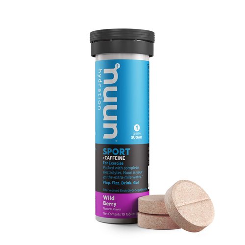 Nuun Hydration Drink Tab - Energy - Wild Berry - 10 Tablets - Case of 2