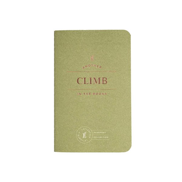 Letterfolk Climb Passport Journal — Pocket-sized Outdoor Experience Book (3.5" W x 5.5" H)