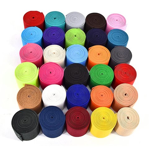 1 Roll Flat Elastic Cord 1.5-Inch Wide by 3-Yard Double-Side Twill Elastic Band(#20 Creamy-White)