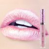 MAEPEOR Metallic Liquid Lipstick 6 Color Metal Diamond Pearl Lipstick Long Wear and Non-stick Cup Mermaid Lip Gloss (Colors 01)